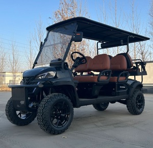 Voiturettes de golf électriques roses 4x4 prix bon marché Buggy voiture à vendre <span class=keywords><strong>chariot</strong></span> chinois Club voitures vélo voiturette de golf - Product Image 1