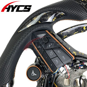 Volante Deportivo Personalizado de Fibra de Carbono Forjado con LED e Indicador de RPM para Seat <span class=keywords><strong>Cupra</strong></span> Tavascan Terramar Formentor VZ Leon Ibiza Ateca Arona - Product Image 3