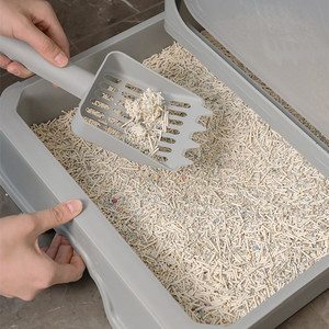 Pakeway Umweltfreundliche PP-Material Faltbare Katzentoilette mit Schaufel für Katzenstreu - Product Image 2