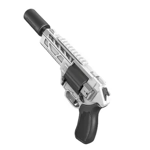 새로운 제품 2023 인기있는 어린이 슈팅 전투 전기 리볼버 소프트 총알 총 화재 시뮬레이션 권총 모델 장난감