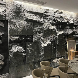 Panneau mural en mousse PU imperméable, imitation pierre <span class=keywords><strong>de</strong></span> culture souple, pour décoration 3D extérieure et intérieure, 1200*600*120 - Product Image 3