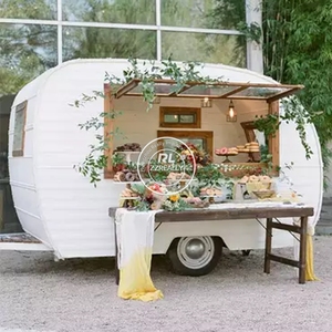 รถเทรลเลอร์รับส่งพิซซ่าป๊อปคอร์นขนาดเล็กรถลากสำหรับร้านอาหารร้านอาหาร - Product Image 5