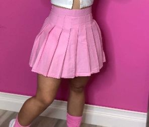 Pink skirt