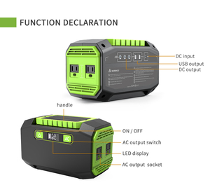100Wh <b>Small</b> Portable <b>Power</b> Station 200W Lightweight for Camping Travel Emergency - Product Image 2
