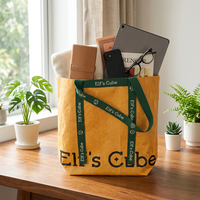 Sac de courses personnalisé double face en Tyvek, imprimé sur mesure, réutilisable, écologique, recyclable, anti-déchirure, imperméable, taille personnalisée, marque OME