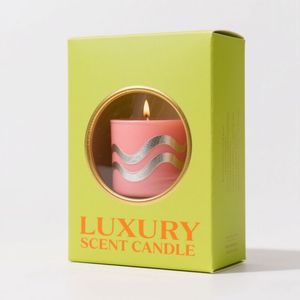 Wholesale Custom Printed Recycled Coated Paper Self Erecting Rectangle Candle <b>Packaging</b> Box Featuring Eco-Friendly <b>Materials</b> - Product Image 3