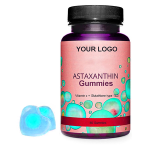 OEM <span class=keywords><strong>Fillmore</strong></span> Gommes blanchissantes pour la peau Gommes à l'astaxanthine à la vitamine C Extrait de plantes antioxydantes pour femmes - Product Image 1