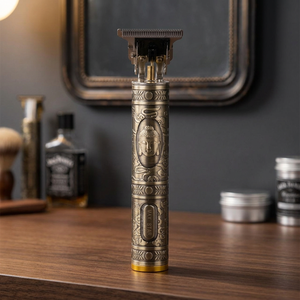 Regolabarba Professionale Ricaricabile Gold Kooper con Lame in Acciaio Inossidabile e Rasoio Elettrico Regolabile - Product Image 2
