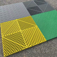 1.8cm rigide modulaire verrouillage industriel en plastique Garage carreaux de sol tapis de terrasse pour intérieur voiture détaillant atelier