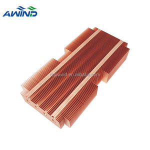 Profil bas personnalisé 25*25*5mm Cpu dissipateur de chaleur pur cuivre fermeture à glissière aileron 40mm 40x40x20 jeu de puces dissipateur thermique Mini <span class=keywords><strong>radiateur</strong></span> pour l'électronique - Product Image 3