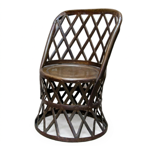 Industrial <b>Vintage</b> Iron Strip Sofa Chair Handmade Eco-Friendly Durable Modern Design for Farmhouse Living Room Dining Hotel - Product Image 1