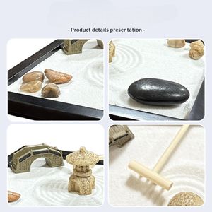 Vente en gros de cadeaux de jardin <span class=keywords><strong>zen</strong></span> japonais pour le bureau, ornements culturels et créatifs pour le bricolage, kit de jardin <span class=keywords><strong>zen</strong></span> pour la décoration de la maison - Product Image 2