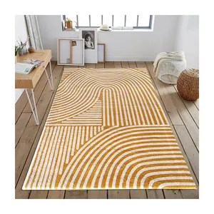 2024 Hot Selling 3D Printing Carpet Area Rugs Round Shape Modern Design For Home Floor