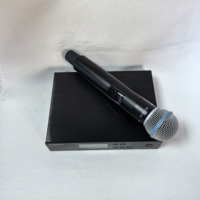 True Diversity QLXD Beta58 Système de microphone karaoké DJ sans fil Récepteur QLX avec émetteur portable B58 Radio 1 à 1