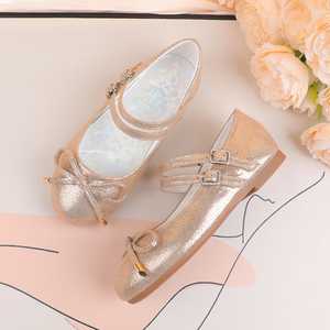 Chaussures habillées pour fillette, style Mary Jane avec boucle en strass, printemps-automne, chaussures de fête pour enfants, semelle souple, nœud, princesse - Product Image 3