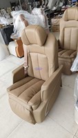 Sièges en cuir aéronautique de luxe VIP, ensemble d'accessoires intérieurs pour modèles de vans d'aviation, pour Toyota Hiace Vito W447 MVP Sprinter Alphard