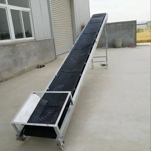 Изготовленный на заказ регулируемый по высоте ленточный плоский конвейер с колесами - Product Image 2