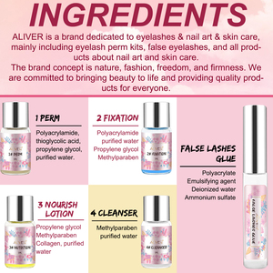 ALIVER Kit de rehaussement de cils à la kératine en gros pour usage professionnel en salon, tampons de permanente pour cils, outil, colle pour <span class=keywords><strong>faux</strong></span> cils, <span class=keywords><strong>prix</strong></span> distributeur - Product Image 4