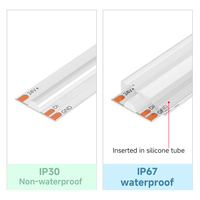 Tube néon étanche IP67, similaire à SPI Sk6812 WS2814, adressable, 12 mm, DC24V, 896 LED/m, bande LED numérique COB Pixel RGBW