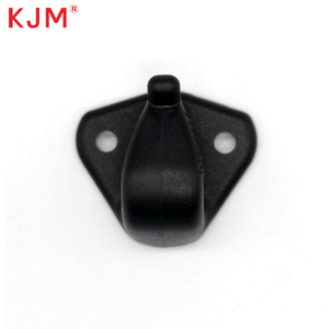 Accessori per borsa da bagaglio con gancio in plastica riciclata KJM nero Pom - Product Image 1