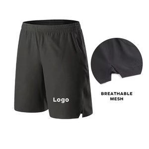 Shorts de sport pour homme haute performance, anti-odeurs, pour l'été, avec poches zippées - Product Image 3