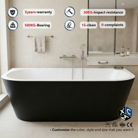 Baignoire autoportante ovale moderne pour, vente en gros d'usine, usage domestique, salle de bain, hôtel, projet villa
