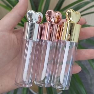 Nuevo envase de tubo de brillo de labios redondo de 6ml, forma única, tubo cosmético de tono de aceite de labios vacío y embalaje al por mayor - Product Image 2