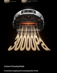 หุ่นยนต์ดูดฝุ่น <span class=keywords><strong>Xiaomi</strong></span> รุ่นใหม่ 6 <span class=keywords><strong>Pro</strong></span> แรงดูด 30000 Pa ฟังก์ชั่นทำความสะอาดและอบแห้งด้วยอุณหภูมิสูง กล้อง AI พร้อมระบบตรวจจับสิ่งกีดขวาง - Product Image 5