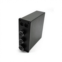 Casing Amplifier Audio CNC dari Aluminium Alloy Hi-Fi dengan USB Mic dan Kontrol Subwoofer IR untuk Power Amp Hi-Fi Buatan China