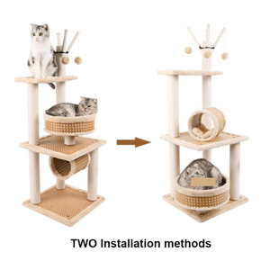 Fabrikant Groothandel Zomer Korte Pluche Sisal <span class=keywords><strong>Cool</strong></span> <span class=keywords><strong>Cat</strong></span> Rotan Mat Boom <span class=keywords><strong>Scratcher</strong></span> - Product Image 3