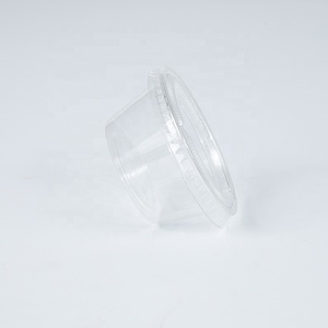 Gobelet à sauce biodégradable transparent en PLA écologique 2oz pour mariage - Product Image 2
