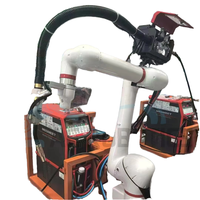 Brazo Robótico de 6 Ejes Heavth MIG-500A, Kit de Soldadura MIG Robótico, Brazo Cobot con PLC y Motor, Carga Útil de 3-20 kg, 1 Año de Garantía
