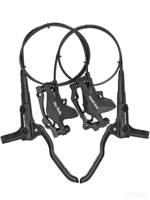 Kit de conversion de frein à disque hydraulique pour vélo électrique, kit de mise à niveau de frein à tambour arrière vers frein à disque pour pièces de scooter et vélo électrique