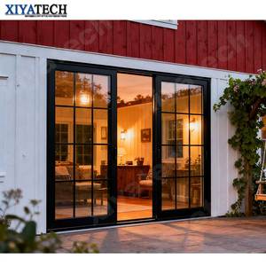 Xiyatech Chất lượng cao không thấm nước bên ngoài nhôm đôi men low-e kính chống trộm phá vỡ nhiệt lớn trượt Patio cửa - Product Image 1