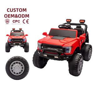 12V Kinder Elektro-Truck Auto mit Fernbedienung Plastik Batteriebetriebenes Spielzeug für 3-12 Jahre Alte Jungen und Mädchen - Product Image 1