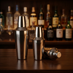 Small Size Classic <b>Boston</b> <b>Shaker</b> Set Metal and Eco-Friendly Glass with 850ml Capacity for Home and Bar Use - Product Image 3