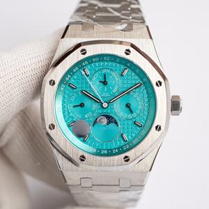 นักออกแบบสุดหรูสร้างสรรค์นาฬิกาข้อมือคริสตัลแซฟไฟร์สุดหรูหรา พร้อมปฏิทินแบบถาวรและคุณสมบัติกันน้ำลึก - Product Image 1