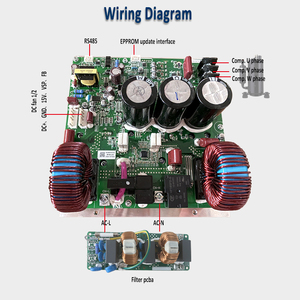 Bộ Biến Tần Điều Khiển Máy Bơm Nhiệt, Bảng Điều Khiển <span class=keywords><strong>PCB</strong></span> Biến Tần <span class=keywords><strong>DC</strong></span> - Product Image 5