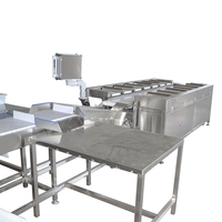 304 RVS PLC-gestuurde automatische weeg- en sorteermachines voor fruit, groenten, vis, noten; multi-station combinatieweegschalen