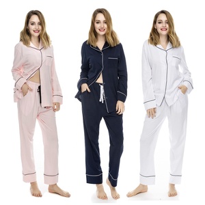 ชุดนอน2ชิ้นแบบถักแขนยาวผ้าฝ้าย100% พร้อมท่อและเชือกรัด - Product Image 6