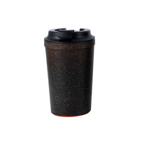 340ml 12oz Bisfenol A-Free Coffee Grounds Ventosa Anti-Tipping Food-Grade PP Plastic Novedad Taza Tazas Taza de café de viaje