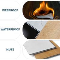 Luxus starre wasserdichte 4mm 5mm 6mm Hybrid böden Umwelt freundliche Vinyl planke SPC Click Floor ing