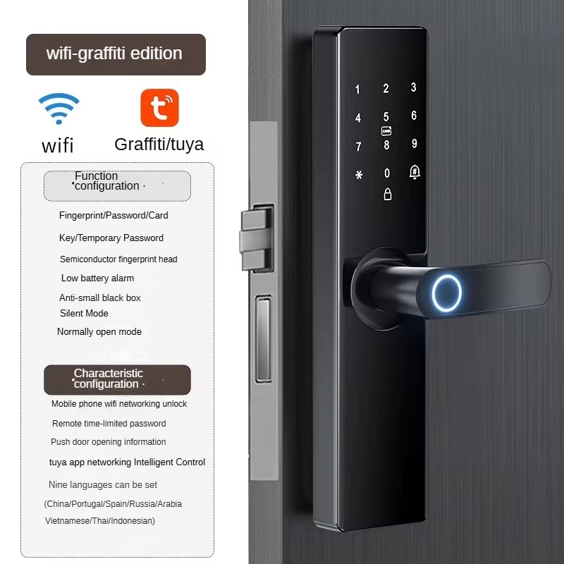 Negro con TUYA + WIFI