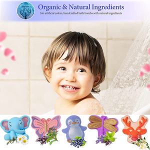 Bombes de bain effervescentes OEM ODM en gros, de luxe, personnalisées, naturelles, biologiques, faites à la main, pour enfants, animaux, fruits colorés - Product Image 5