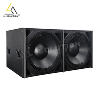 Système de sonorisation L-solution H218, amplificateurs/haut-parleurs, double caisson de basses de 18 pouces, système de sonorisation pour DJ, scène, enceintes passives professionnelles