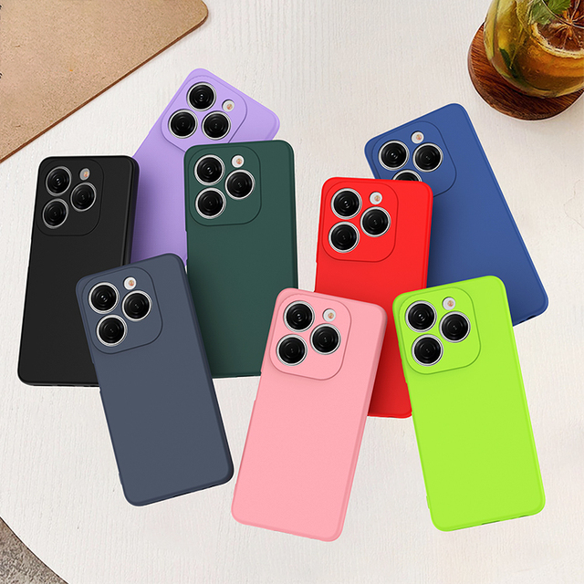 For TECNO Spark 20 Accesorios Para Celular Good Touch Soft Microfiber Lining Inside Handyhille Mobile Phone case
