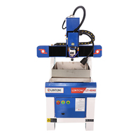 4040 Cnc Metaalsnijder Aluminium Messing Snijmachine Cnc Frezen Hout Routers 400X400Mm Gietijzeren Machine Structuur Goede Prijs