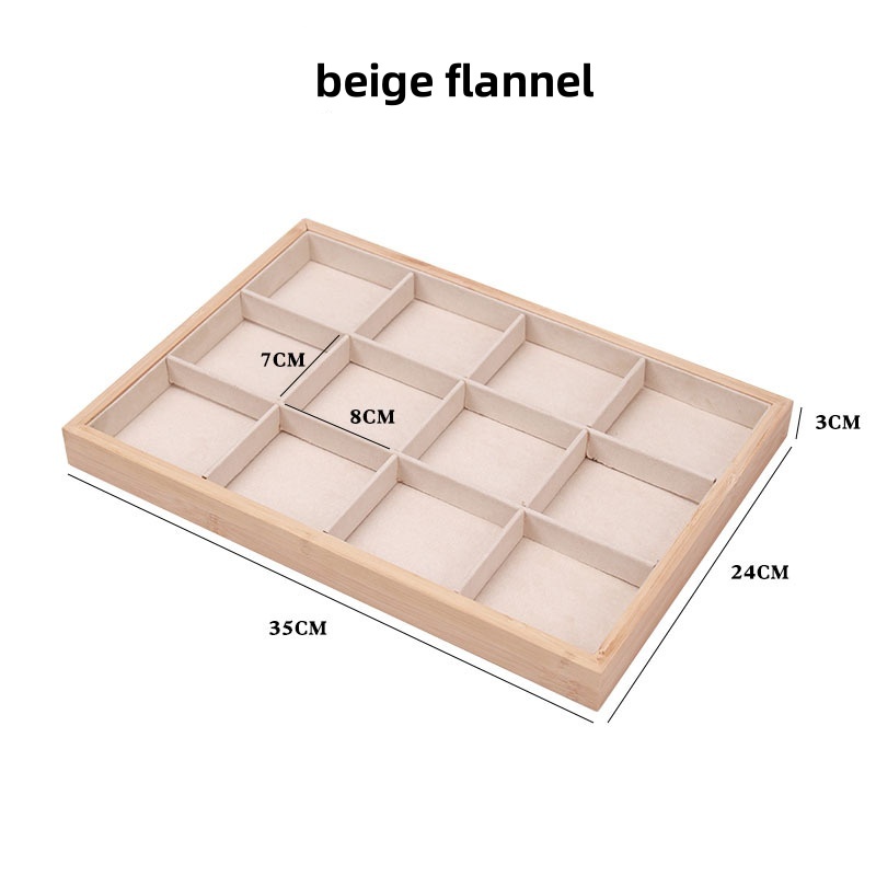 Placa de 12 rejillas/franela beige