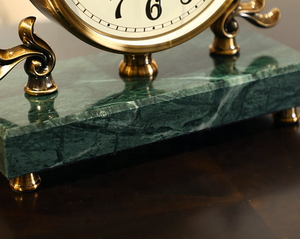 6911A-1 Metal Decorative <strong>Table</strong> <strong>Top</strong> Timing <strong>Clock</strong> Home Decorations Living Room Metal Antique <strong>Clock</strong> - Product Image 5