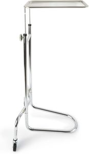 Support d'instruments Mayo avec plateau en acier inoxydable, <span class=keywords><strong>chariot</strong></span> utilitaire <span class=keywords><strong>médical</strong></span> pour tatouage, cliniques, salons, dentistes - Product Image 2